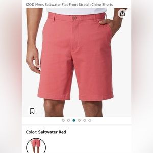 Izod Men’s flat front shorts